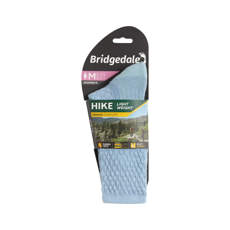גרב טרקים ברידג'דייל לייטווייט Lightweight Merino Comfort Women